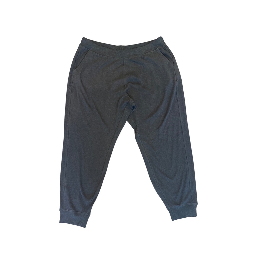 Pact Mens‎ Fleece Jogger Sweatpants XXL NWOT Organic Cotton Soft Drawstring Gray